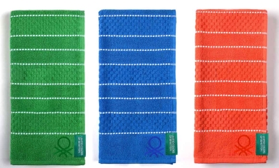 Комплект 3 броя кухненски кърпи Rainbow, United Colors of Benetton