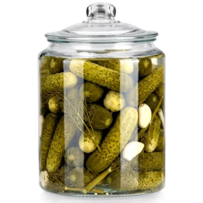 Стъклен буркан с капак - 6 литра, VL Полша