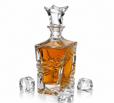 Кристална гарафа за уиски 700 мл SAMURAI, Bohemia Crystal Чехия