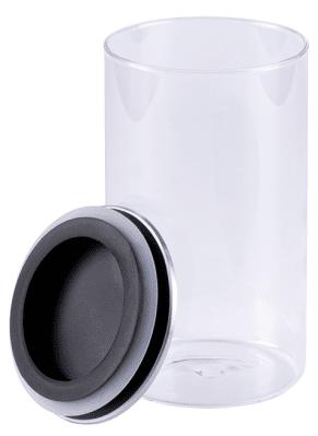 Стъклен буркан с метална капачка 1000 мл