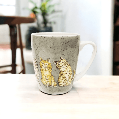Порцеланова чаша за чай 400 мл TIGER CATS, Churchill Англия