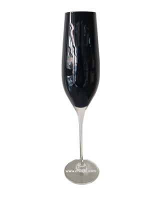 Чаши за шампанско 210 мл Celebration, 6 броя, черен цвят