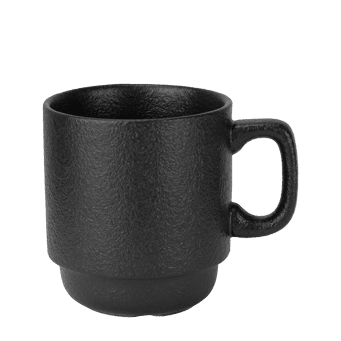 Керамична чаша за чай 300 мл MUG STACKABLE - ATLAS BLACK