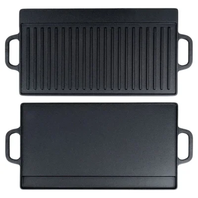 Двустранна чугунена грил плоча 50.5 x 23.5 см, VL Полша