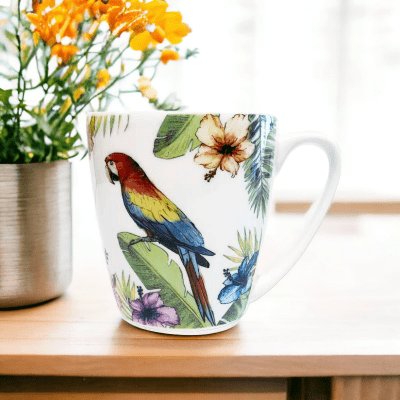 Порцеланова чаша 300 мл Reignforest Parrot, Churchill Англия