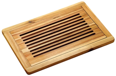 Акациева дъска за рязане на хляб 47.5 x 32 x 2 см, KESPER Германия
