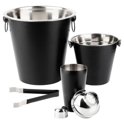 Комплект за коктейл 4 части Black Matt, VL Полша