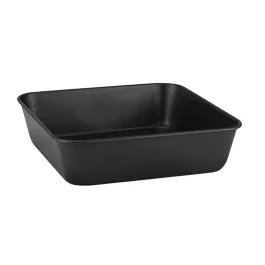 Стоманена квадратна форма 24 x 24 x h 6.2 см - HOME