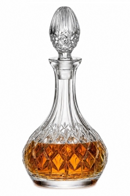 Кристална гарафа за алкохол 750 мл ANGELA, Bohemia Crystal Чехия