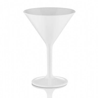 Чаша за мартини 280 мл GASTRO, бял цвят, поликарбонат