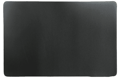 Кожена подложка за хранене, черен цвят, 45 x 30 см, 6 броя
