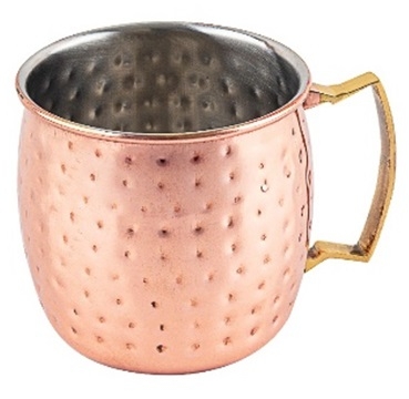 Чаша за коктейл 480 мл Moscow Mug, медно релефно покритие