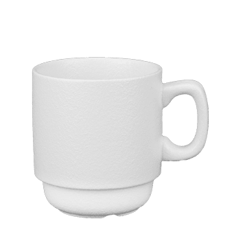 Керамична чаша за чай 300 мл MUG STACKABLE - ATLAS WHITE