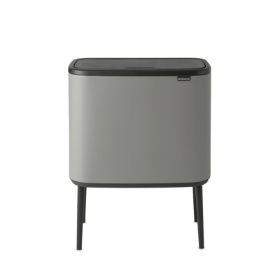 Кош за смет 36 литра Bo Touch - Mineral Concrete Grey, Brabantia Холандия