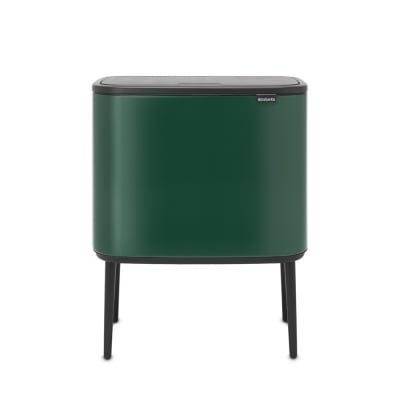 Кош за разделно събиране на смет 11 + 23 литра Bo Touch, Pine Green, Brabantia Холандия