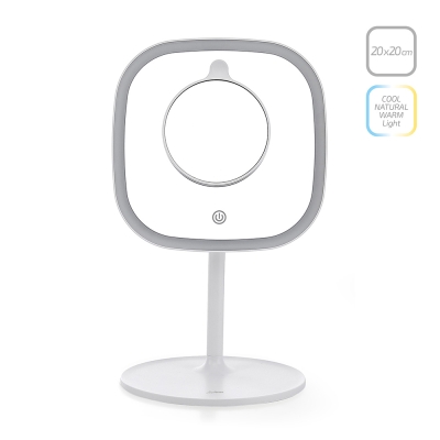 LED козметично огледало за грим 20 x 20 см Luigi Ferrero FR-805M