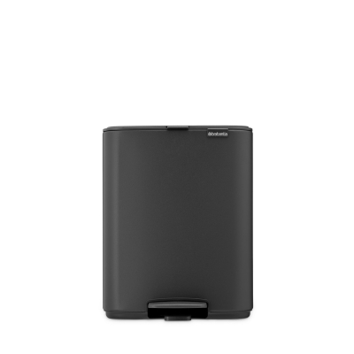 Кош за смет 12 литра с педал Bo Pedal - Mineral Infinite Grey, Brabantia 
