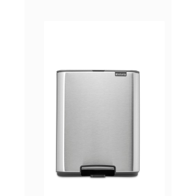 Кош за смет с педал 12 литра Bo Pedal - Matt Steel Fingerprint Proof, Brabantia 