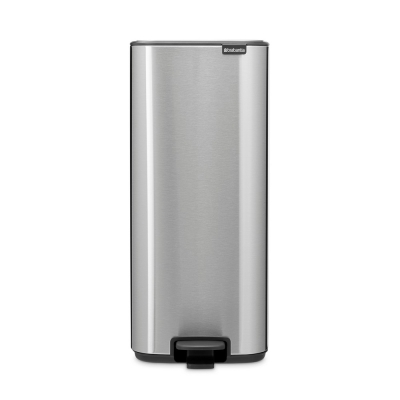 Кош за смет с педал 30 литра Bo Pedal - Matt Steel Fingerprint Proof, Brabantia