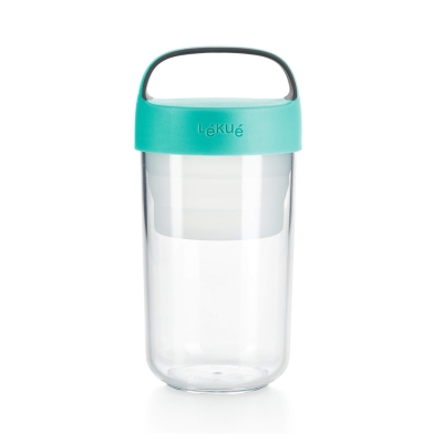 Купичка с отделения 500 мл On The Go Turquoise, Lekue Испания