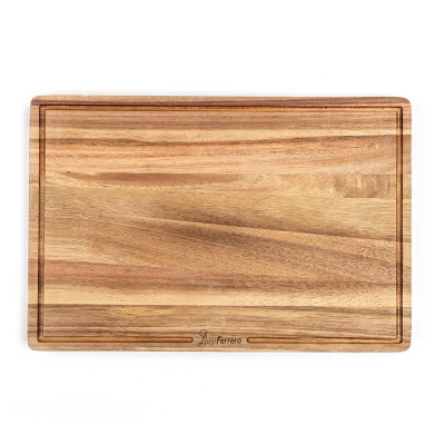 Акациева дъска за рязане 38 x 25.5 x 2 см - Luigi Ferrero Prima Acacia Special FR-3826 