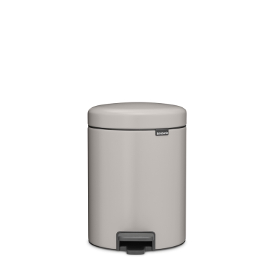 Кош за смет с педал 5 литра NewIcon - Soft Grey, Brabantia 