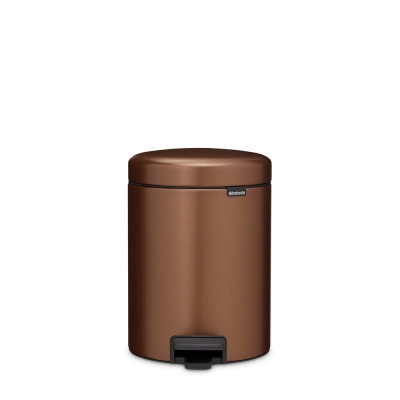 Кош за смет с педал 5 литра NewIcon - Warm Bronze, Brabantia