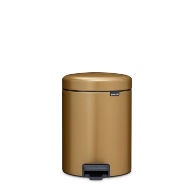 Кош за смет с педал 5 литра NewIcon - Warm Brass, Brabantia 