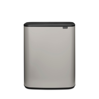 Кош за разделно събиране на смет 2 x 30 литра Bo Touch - Soft Grey, Brabantia 