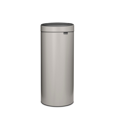 Кош за смет 30 литра Touch Bin New - Soft Grey, Brabantia 