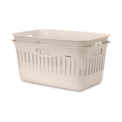 Комплект панери за пране 2 броя Collect-It, 40 литра - Soft Beige, Brabantia 