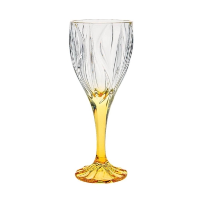 Чаша за вино 270 мл Ocean Amber - 6 бр, Bohemia Royal Crystal Чехия