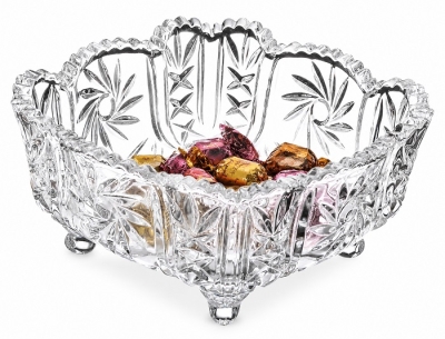 Кристална купа - фруктиера 25 x 25 см PINWHEEL, Bohemia Crystal Чехия