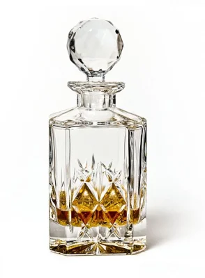 Кристална гарафа за уиски 800 мл YORK, Bohemia Crystal Чехия