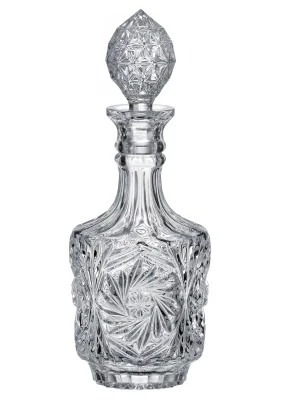 Кристално шише със запушалка 750 мл Pinwheel, Bohemia Crystal Чехия