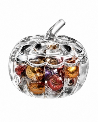 Кристална тиква бонбониера от 2 части - 18 см, Bohemia Crystal Чехия
