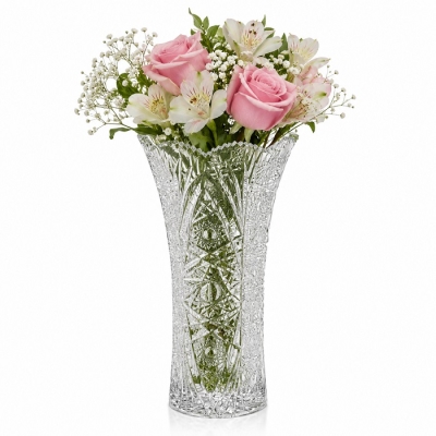 Кристална ваза за цветя 28 см SISSI, Bohemia Crystal Чехия