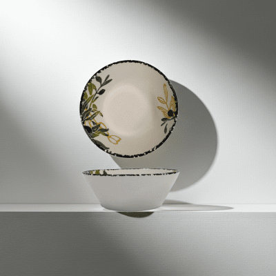 Керамична купичка 14.3 см OLIVE, декор маслини