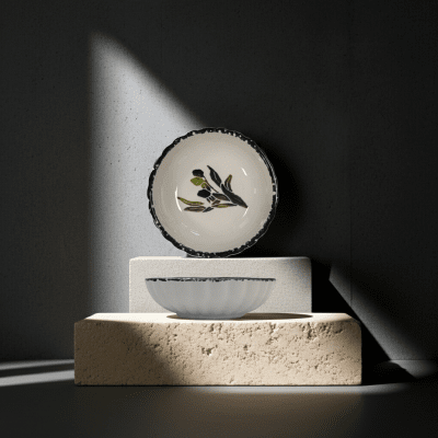 Керамична купичка 11 см OLIVE, декор маслини