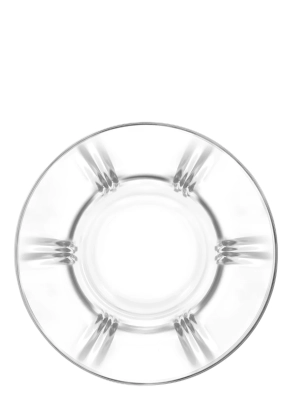 Стъклени чинийки за чаши за чай Ø 12.4 см - 6 броя, кръгли