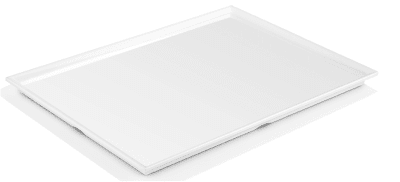 Меламиновo плато за презентация 35 x 25 x 2 см, бял цвят