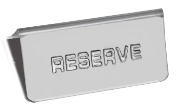 Метална табелка за маса RESERVE
