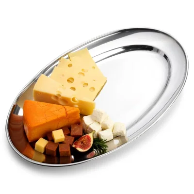 Метално плато - поднос за сервиране 29 x 18 см, VL Полша