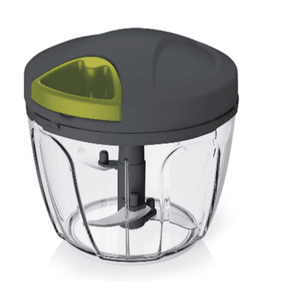 Ръчен мултичопър с 3 ножа - Easy & Cosy, сив капак