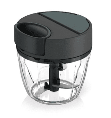 Ръчен мултичопър с 3 ножа - Easy & Cosy, сив/черен капак