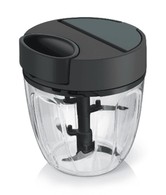 Ръчен мултичопър с 5 ножа - Easy & Cosy, сив/черен капак