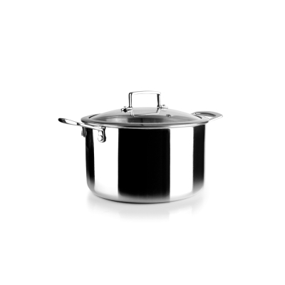 Дълбока тенджера със стъклен капак Ø 20 см - 3.7 л Triply, IBILI Испания