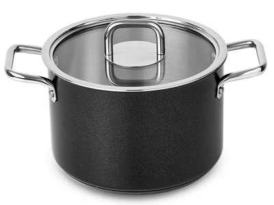 SILAMPOS Тенджера с капак Ø 24 см - Comfort Black