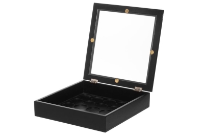 Кутия за кафе капсули със стъклен капак - 4Living 