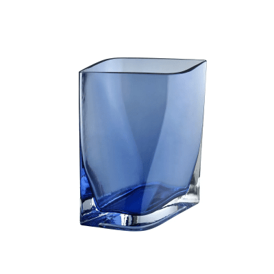 Стъклена ваза DUASIS, размер S - цвят син (Ocean Cavern), BLOMUS Германия